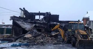 Демонтаж сгоревших зданий в Урае | Сварной-Урй - снос после пожара от 1031 рублей