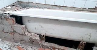 Демонтаж ванной комнаты в Урае - стоимость работ от 825 руб. | Сварной-Урй